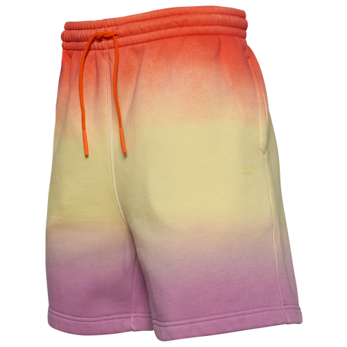 Lckr Mens  Fleece Shorts In Multi/orange