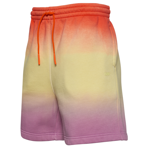 Lckr Mens  Fleece Shorts In Multi/orange