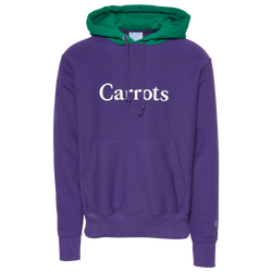 Men's - Champion Reverse Weave Pullover Hoodie - Purple/Green