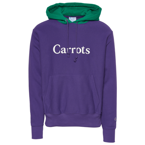 Champion Mens  Reverse Weave Pullover Hoodie In Purple/green