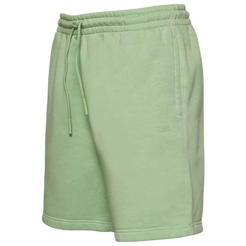 

LCKR Mens LCKR Fleece Shorts - Mens Green/Green Size L