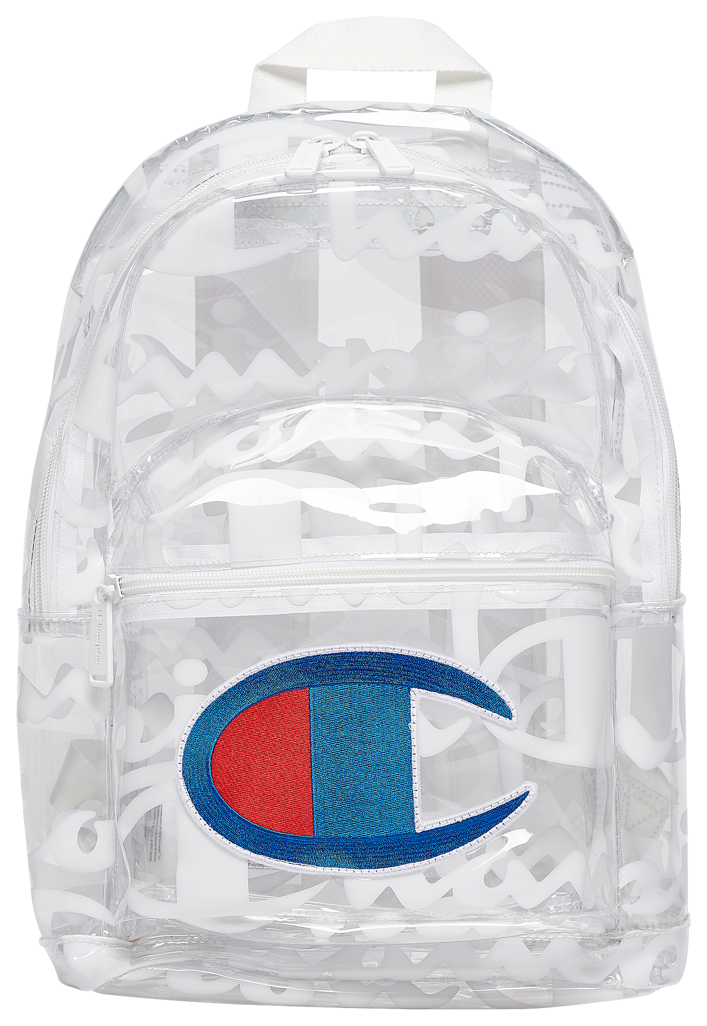 clear champion backpack