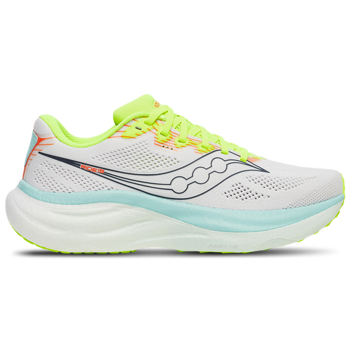WOMENS - Saucony Ride 19 - White/Splash