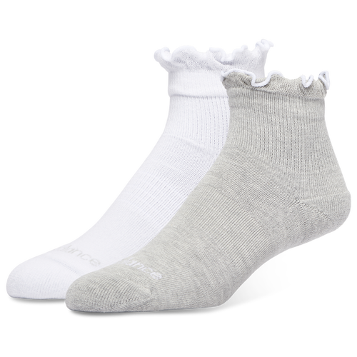 New Balance Active Ruffle 2pk Quarter Sock