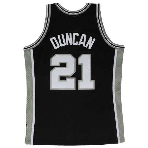 

Mitchell & Ness Mens Tim Duncan Mitchell & Ness Spurs Swingman Jersey - Mens Black Size S