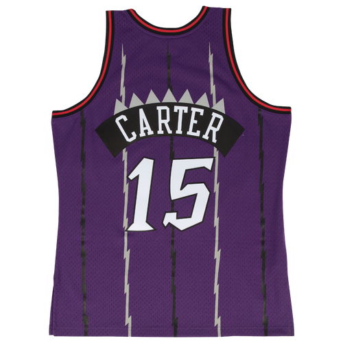 

Mitchell & Ness Mens Vince Carter Mitchell & Ness Raptors Swingman Jersey - Mens Purple Size XL