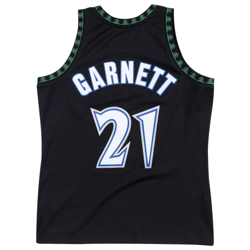 

Mitchell & Ness Mens Kevin Garnett Mitchell & Ness Timberwolves Swingman Jersey - Mens Black Size S