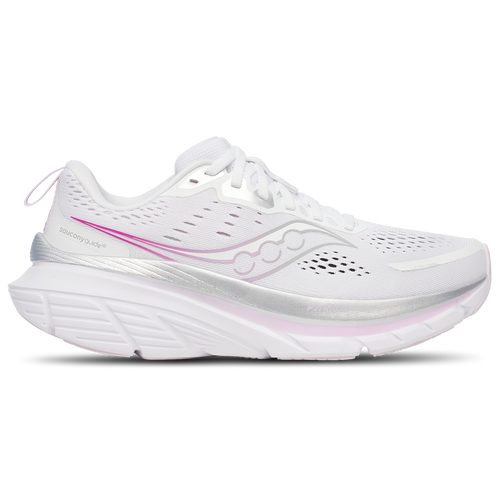 WOMENS - Saucony Guide 18 - White/Fuchsia