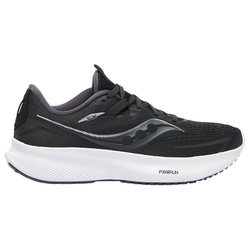 Shop Saucony Mens  Ride 15 In Black/white