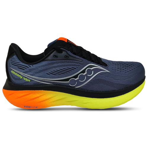  - Saucony Ride 18 - Black/Orange Yellow