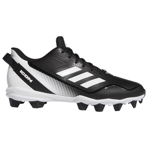 

adidas Mens adidas Icon 7 Mid - Mens Baseball Shoes Black/White Size 9.0