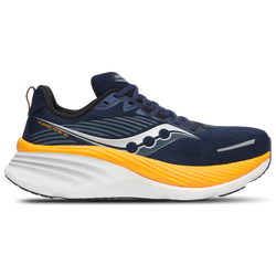 Men's - Saucony Hurricane 24 - Navy/Orange Peel