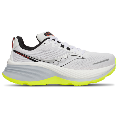 Saucony Hurricane 24 Running Shoe In White/black