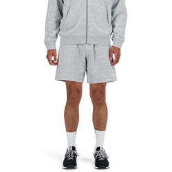 Men's - New Balance Sport Essentials Fleece 7in Short - Grey/White