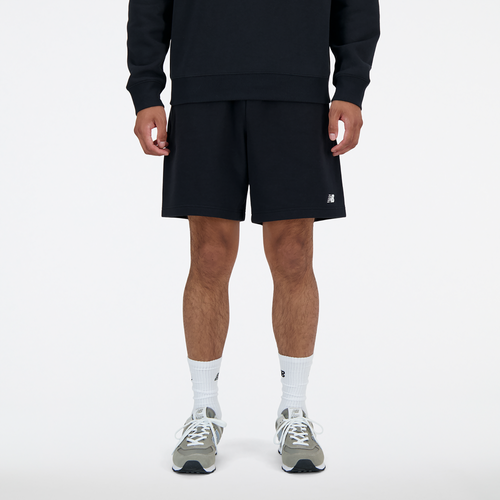 MENS - New Balance French Terry Shorts - Black/White