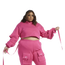 Reebok Plus Size Cardi Sweatshirt - Women's Pink