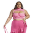 Reebok Plus Size Cardi Crop Top - Women's Pink