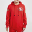 Pro Standard NFL Chenille Hoodie - Men's Red/Red