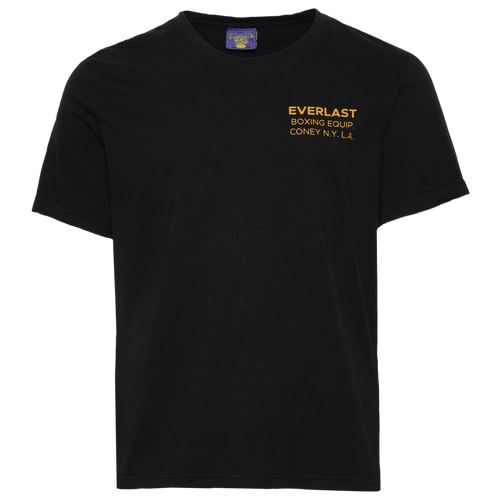 

Coney Island Picnic Mens Coney Island Picnic Everlast Lover Garment Dyed Semi-Crop T-Shirt - Mens Black/Black Size XXL