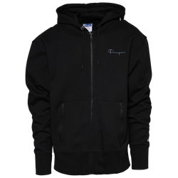 Mens - Champion Tech Weave Zip Hoodie - Black/Black