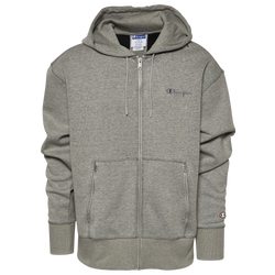 Men's - Champion Tech Weave Zip Hoodie - Grey/Grey