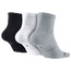 Jordan Jumpman Quarter 3 Pack Socks Black/White/Wolf Grey