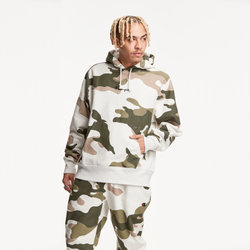 Men's - Champion Reverse Weave Camo Hoodie - Oat/Olive/Brown