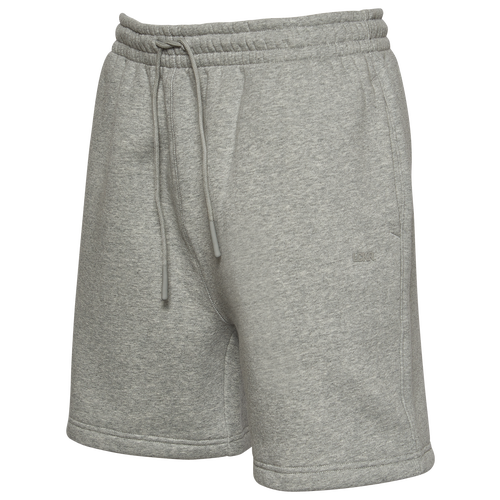 Lckr Mens  Fleece Shorts In Grey/grey