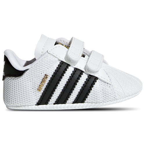 

adidas Originals Boys adidas Originals Superstar Crib - Boys' Infant Basketball Shoes White/Core Black/White Size 3.0