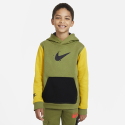 Boys' Grade School - Nike Rockin Gel Pullover Hoodie - Asparagus