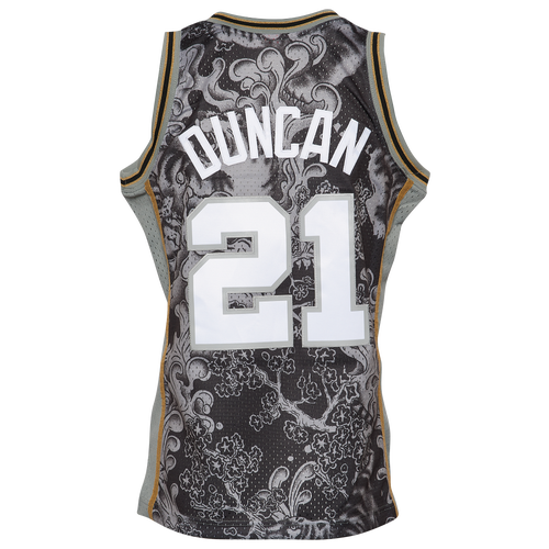 

Mitchell & Ness Mens San Antonio Spurs Mitchell & Ness Spurs CNY Jersey - Mens Black/Gold Size S