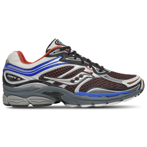 Saucony Mens Progrid Omni 9 - Running Shoes - Navy / Green / Cream Size 8.0