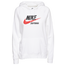 Nike Club Fleece Futura Softball Hoodie - Women's White/Black