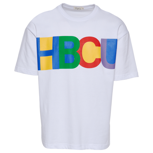 

Support Black Colleg Mens Support Black Colleges Logo T-Shirt - Mens White/Multi Size L