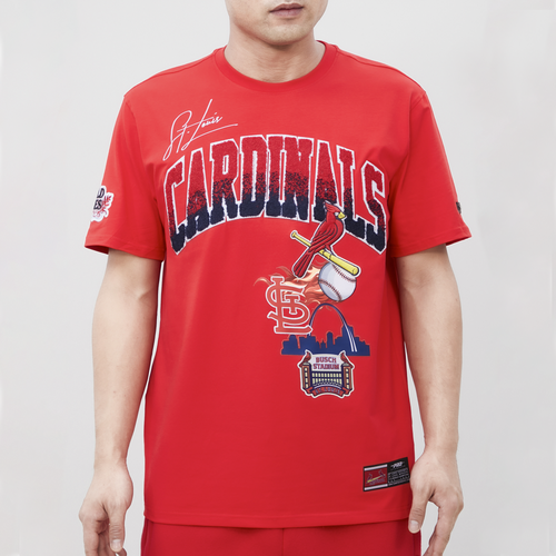 

Pro Standard Mens Pro Standard Cardinals Hometown T-Shirt - Mens Red/Red Size L