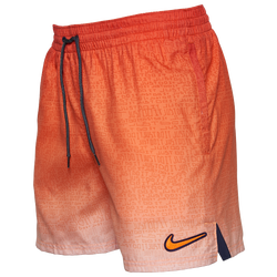 Men's - Nike 5" Volley Shorts - Orange/Orange