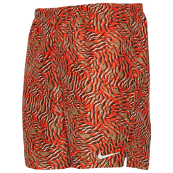 Men's - Nike 7" Volley Shorts - Orange/Orange