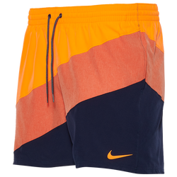 Men's - Nike 5" Volley Shorts - Orange/Orange