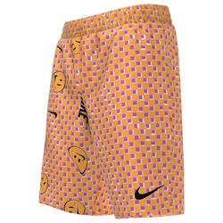 Boys' Grade School - Nike Smiles Check Lap 7" Shorts - Multi/Brown