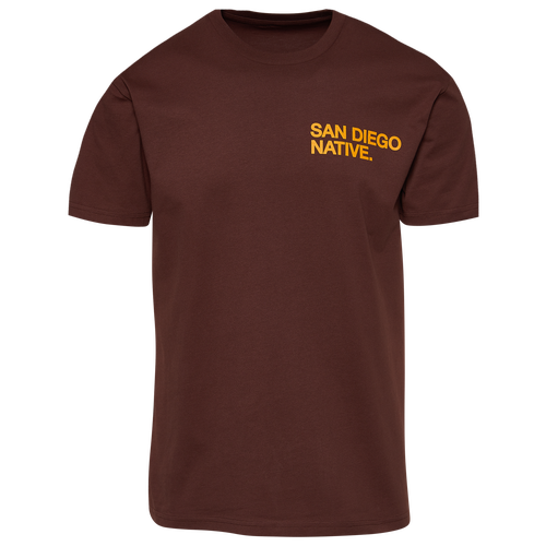 

SDN Brand Mens SDN Brand Native T-Shirt - Mens Brown/Yellow Size L