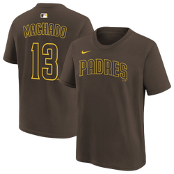 Youth - Nike MLB Padres Kids Name & Number T-Shirt - Yellow