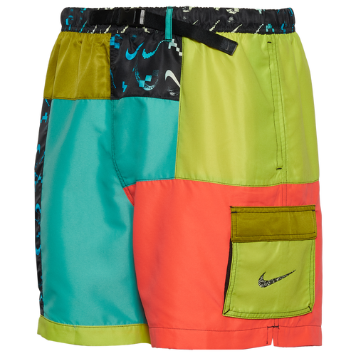 

Nike Mens Nike What The Cargo 7" Shorts - Mens Multi/Teal Size S