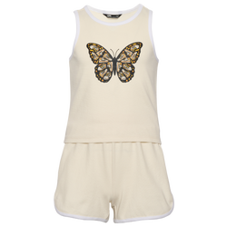 Girls' Grade School - LCKR Tank and Shorts Set - Egret