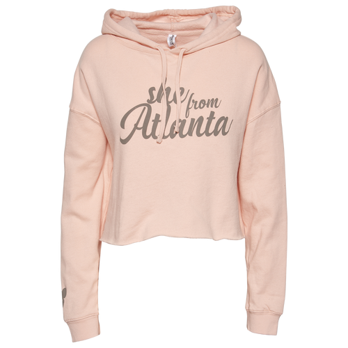 

Grady Baby Co Womens Grady Baby Co She from ATL Crop Hoodie - Womens Pink/Gray Size M