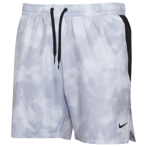  - Nike Contend 7” Volley Boxer Print Shorts - Wolf Grey/Black