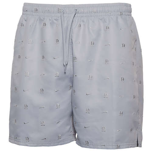  - Nike Breaker Volley 7" Lux Letter Embroidered Shorts - Wolf Grey