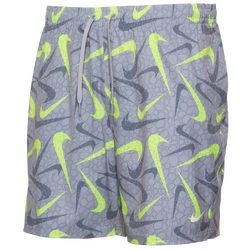 Men's - Nike 7" Volley Shorts - Grey/Wolf Grey