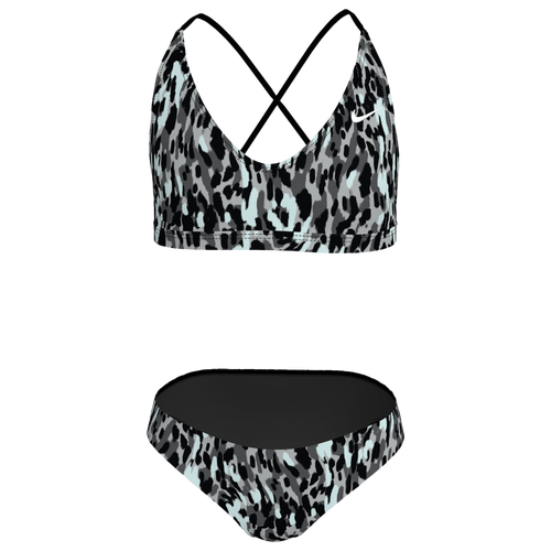  - Nike Lace Up Bikini Set - Black/White