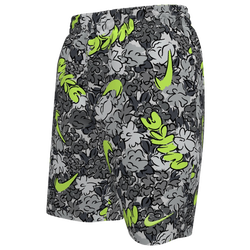 Boys' Grade School - Nike 7" Volley Short - Volt/Wolf Grey