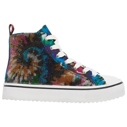 Girls' Grade School - Steve Madden Shake Slides - Multi/White